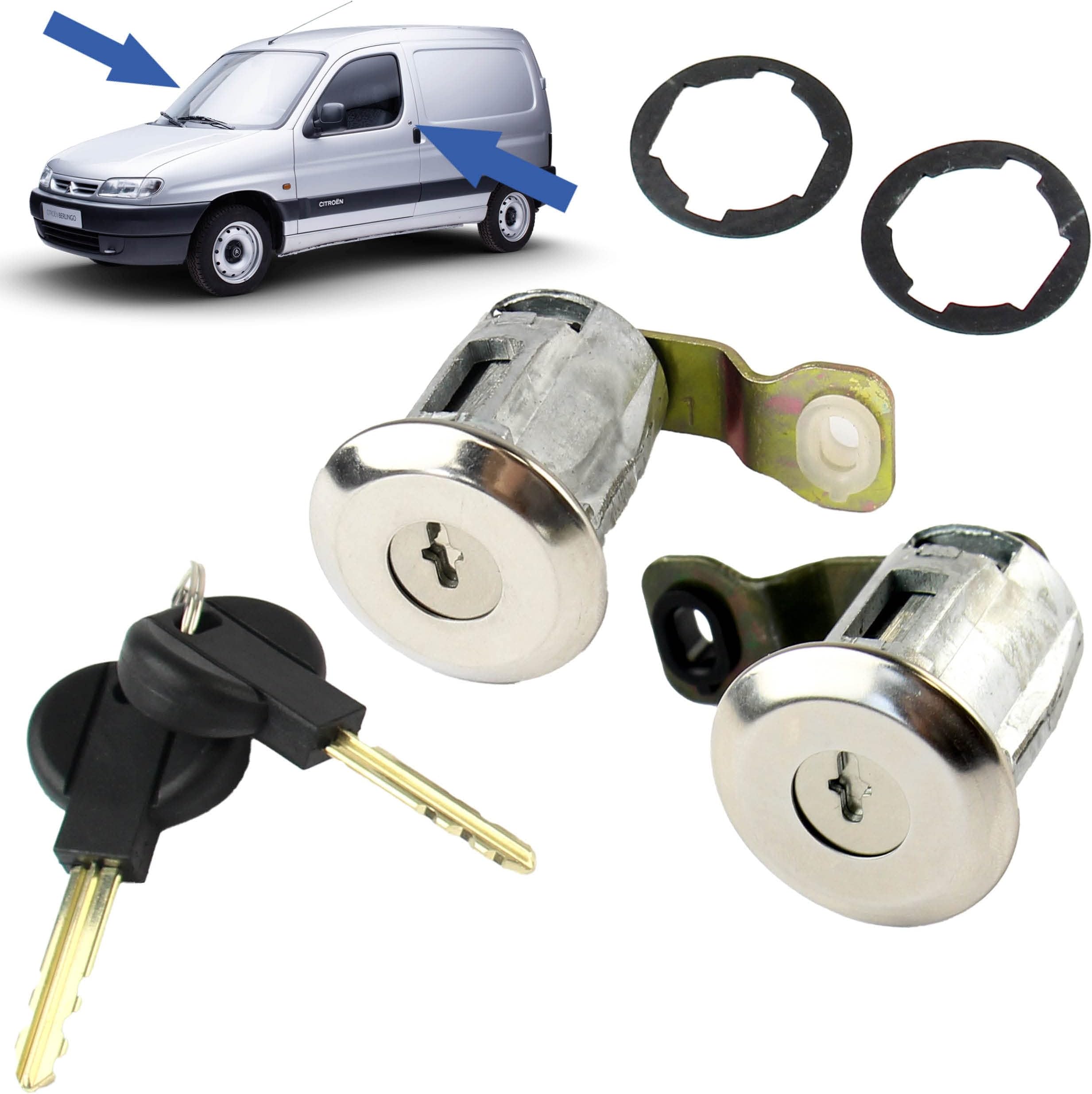 ProPlip Serrure + Barillet Porte Avant Gauche Compatible Avec BMW X5