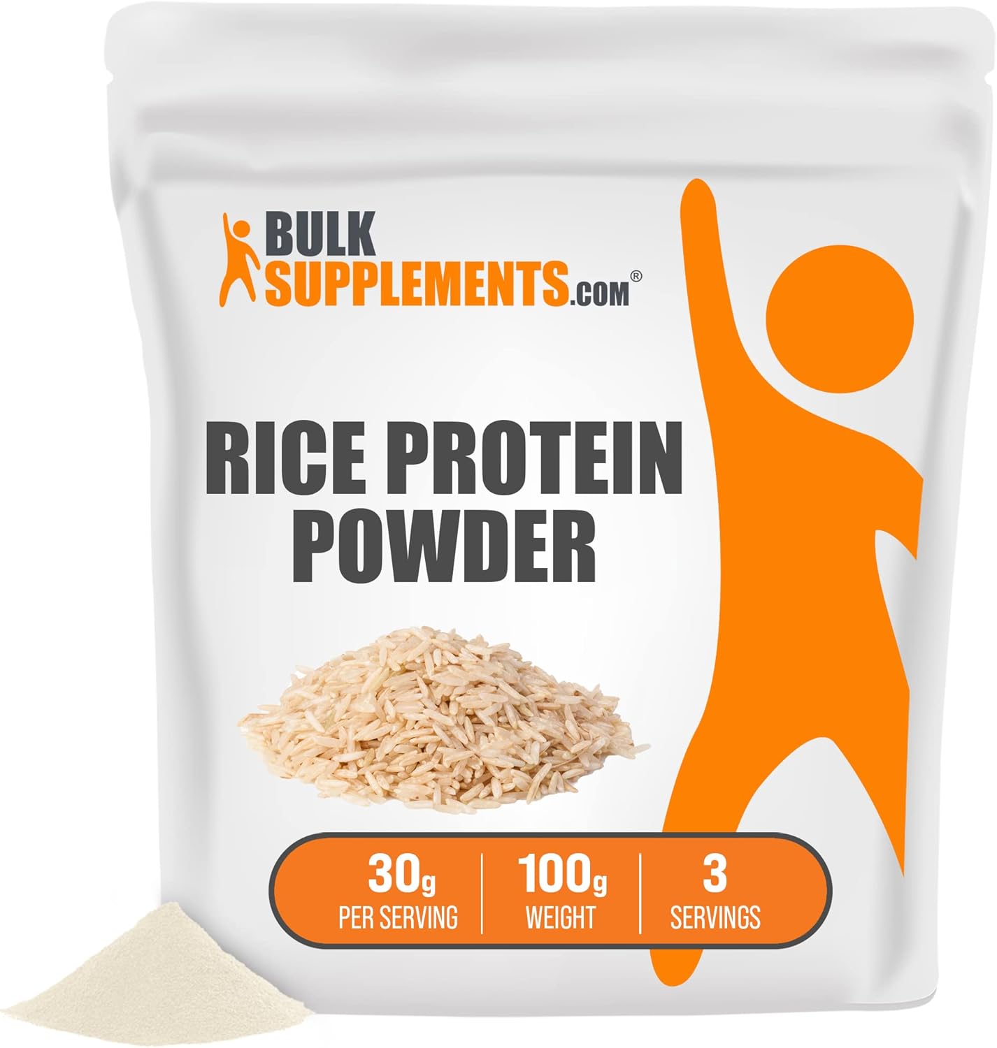 BulkSupplements Rice Protein Concentrate Powder - Vegan Protein - Protein Powder - Unflavored Protein Powder (5 Kilograms - 11 lbs) : Health & Household
