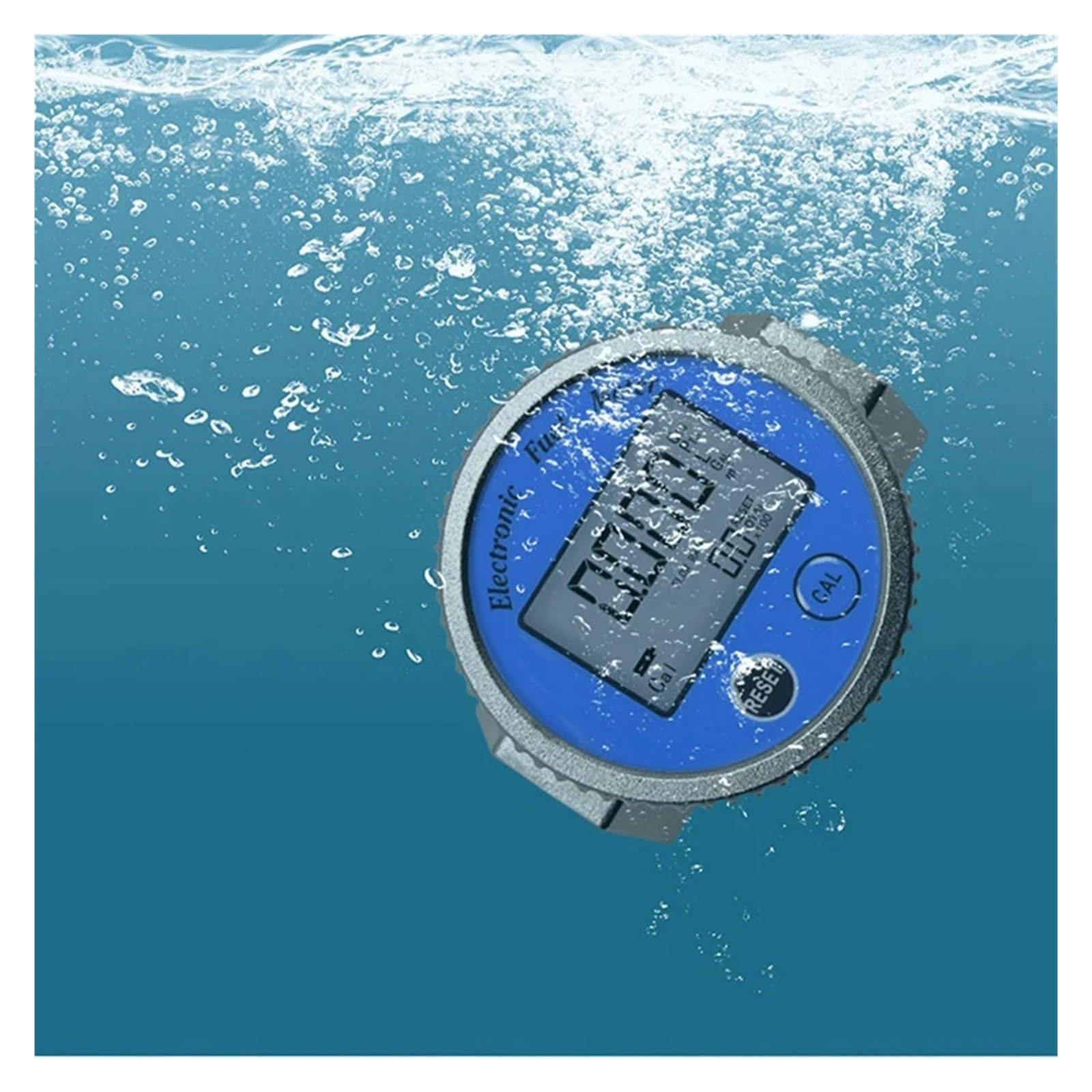 Sensore di Flusso dell'Acqua, Misuratore di Portata 'Olio con Misuratore di Portata Digitale for Metanolo Ad Alta Precisione in Lega di Alluminio DN20MM per Giardino, Camper, Prato