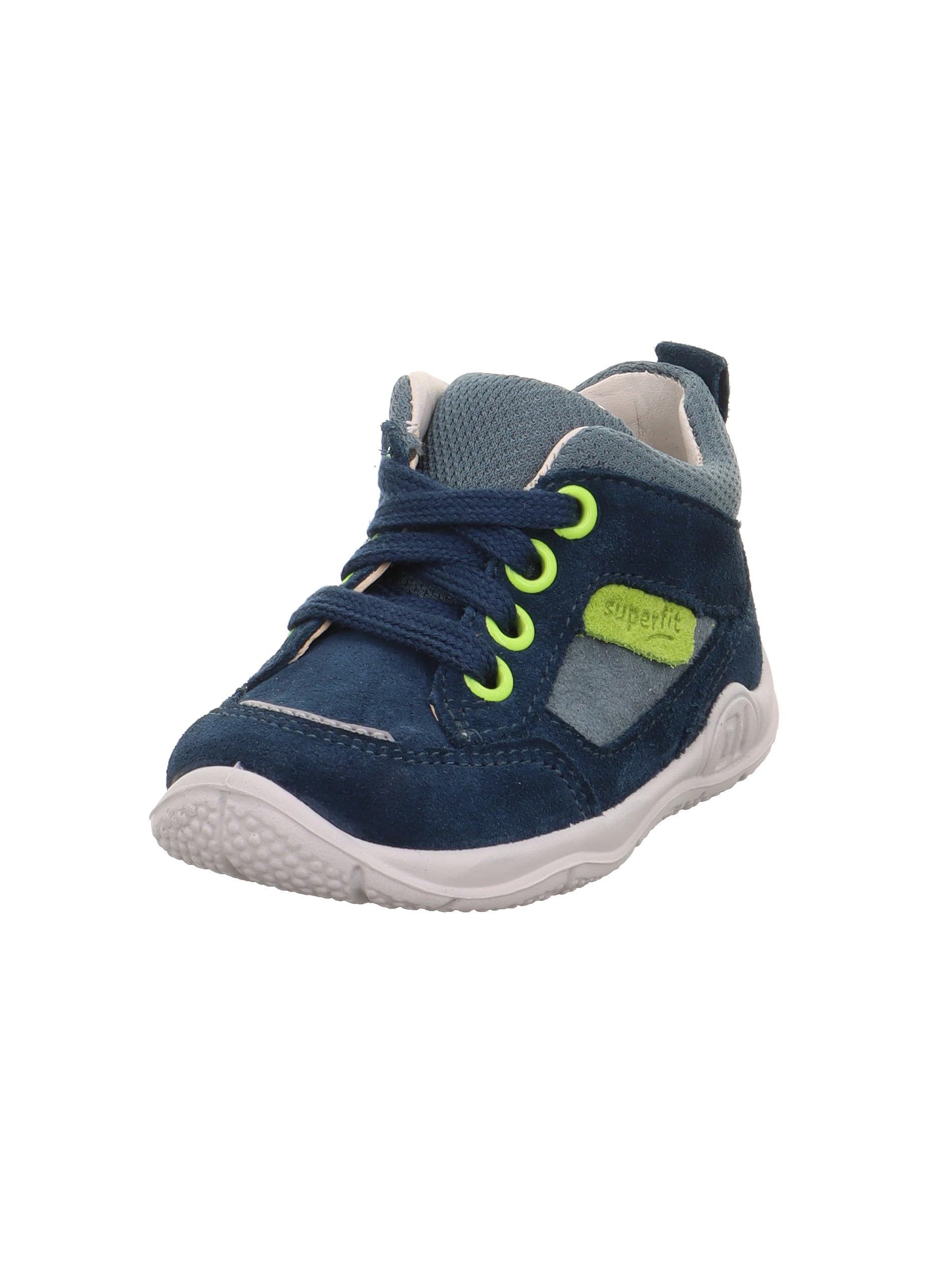Superfit Universe, Baby Boys Shoes, Blue Light Green 8030, 20 EU Ancho