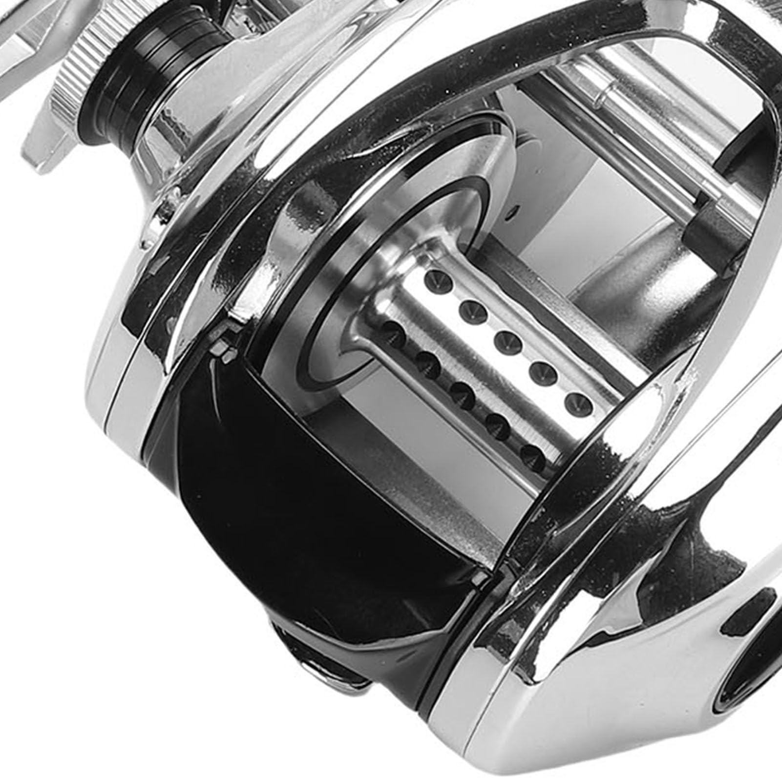 Yosoo Health Gear Mulinello da Traina Mulinello da Baitcasting in Lega di Alluminio Rapporto di Trasmissione 7.2:1 10 Kg Max Drag Frenatura Magnetica Cuscinetti in Acciaio Inossidabile per Pescatori