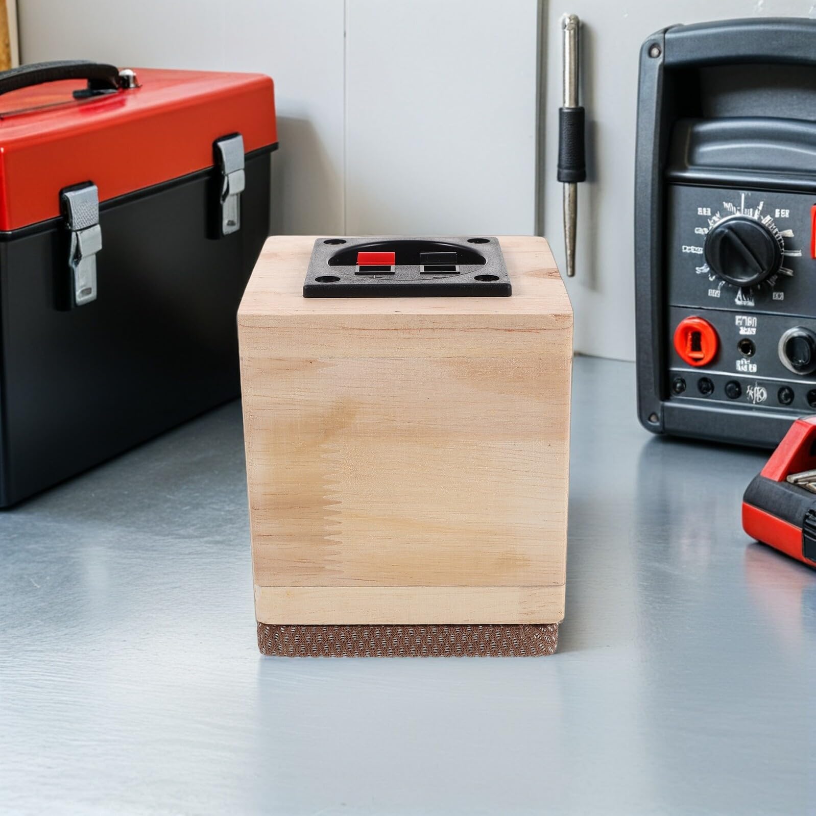 Legno Cassa in Subwoofer Beige Audio Auto per Impianti Veicolo