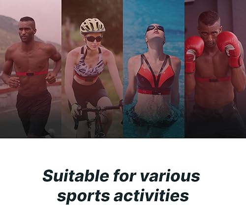 Miniatura 7 de Frontier X Correa de repuesto para el pecho de frecuencia cardíaca, compatible con Frontier X2 Wahoo Tickr Polar Garmin HRM Coospo - Correa de