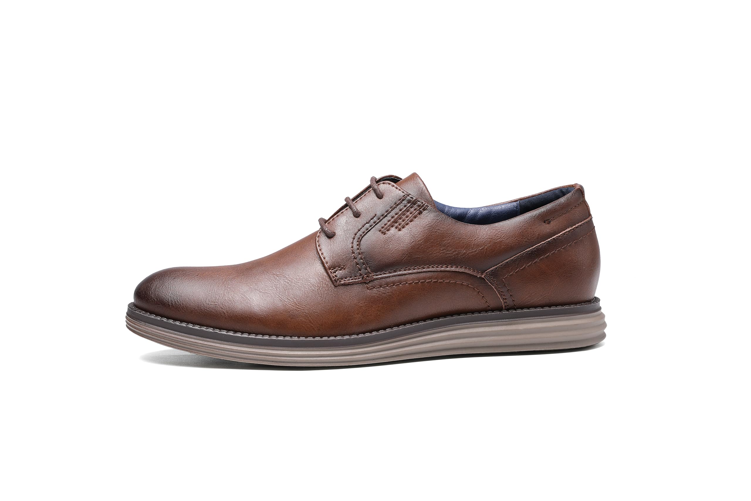 KNBR Zapatos formales para hombre con cordones para el trabajo, negocios, viajes, zapatos Oxford casuales