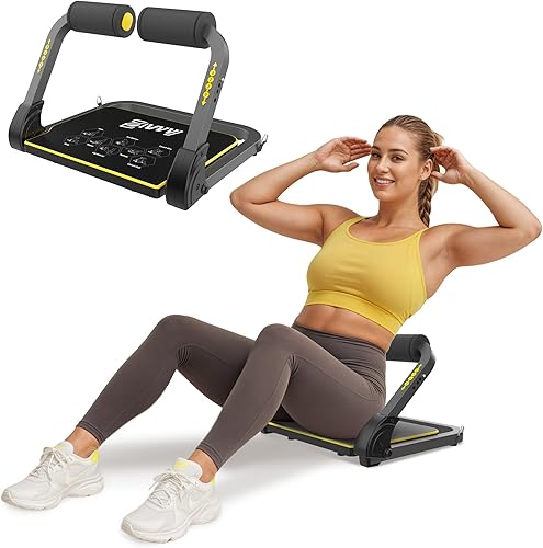 Miniatura 8 de Equipo de entrenamiento abdominal, máquina de abdominales para entrenamiento de estómago, máquina de entrenamiento de abdominales para el hogar,
