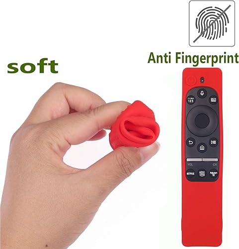 Miniatura 7 de Funda protectora de silicona para Samsung Smart TV Control remoto serie BN59, con imán, antipérdida, a prueba de golpes, suave, antideslizante, a
