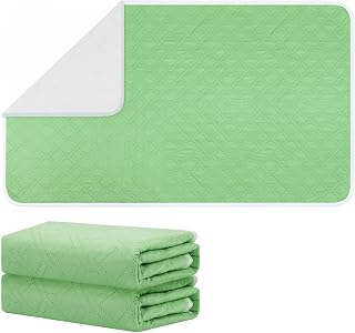 Inkontinenzunterlage 90x160cm, wasserdichte Bett, Saugfähige Krankenunterlagen - waschbar, atmungsaktiv - Krankenunterlage für Menschen mit Blasenschwäche, Baby, Senioren, Welpenunterlage