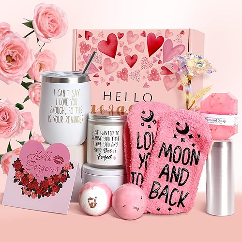 Regalos de San ValentínDía de la Madre para ella, regalos para novia, esposa, divertidos regalos románticos para ella, regalos de amor para ella,