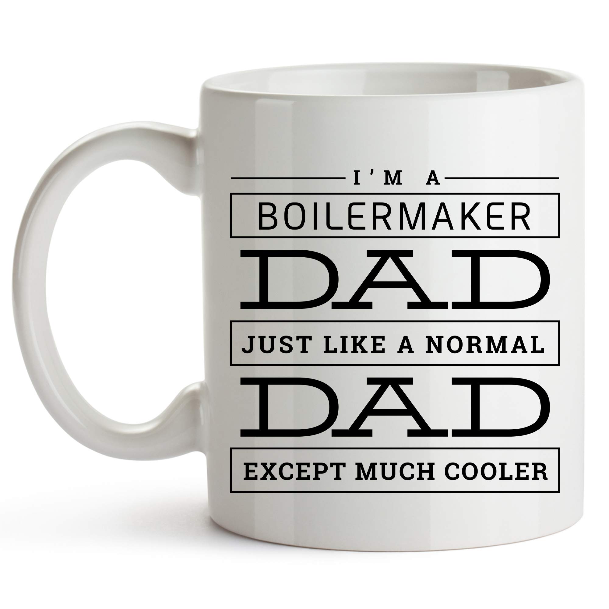 Tazza Boilermaker Dad Normal Dad Except Tazza in Ceramica Ufficio 2 pezzi