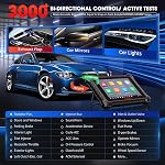 Autel Scanner MaxiCOM MK900BT, 2026 MK900-BT Outil de diagnostic bidirectionnel, 2.0 BT V. des MK900 MX900 8in Jusqu'à MK808S MK808BT PRO MX808S MK808Z, 3K+ Essais actifs, 40+ Réinitialisez CANFD DoIP, FCA SGW