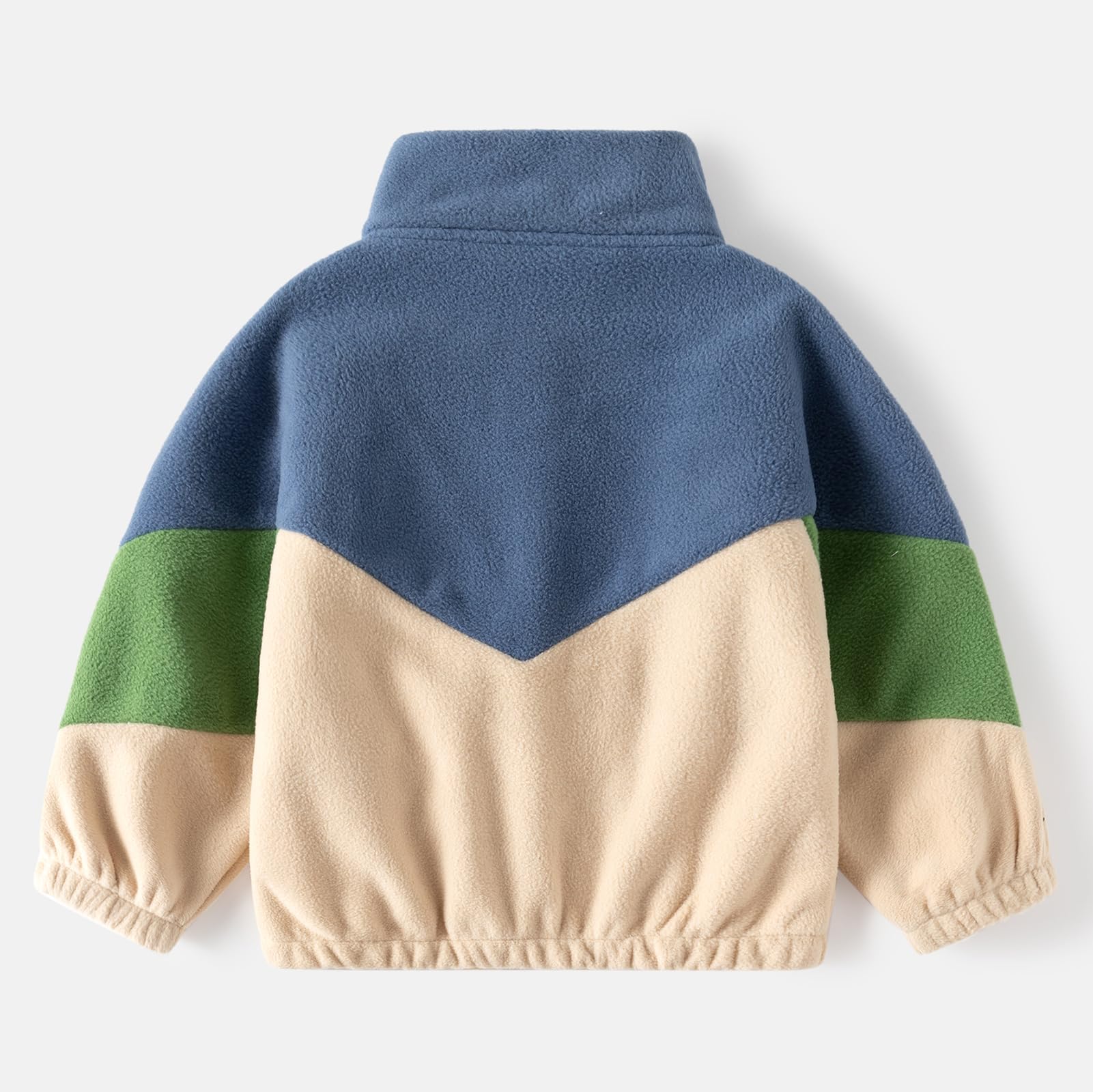 Chaqueta de forro polar para niños pequeños, abrigos de manga larga con cierre completo para bebés niños, ropa de exterior para otoño, primavera e invierno