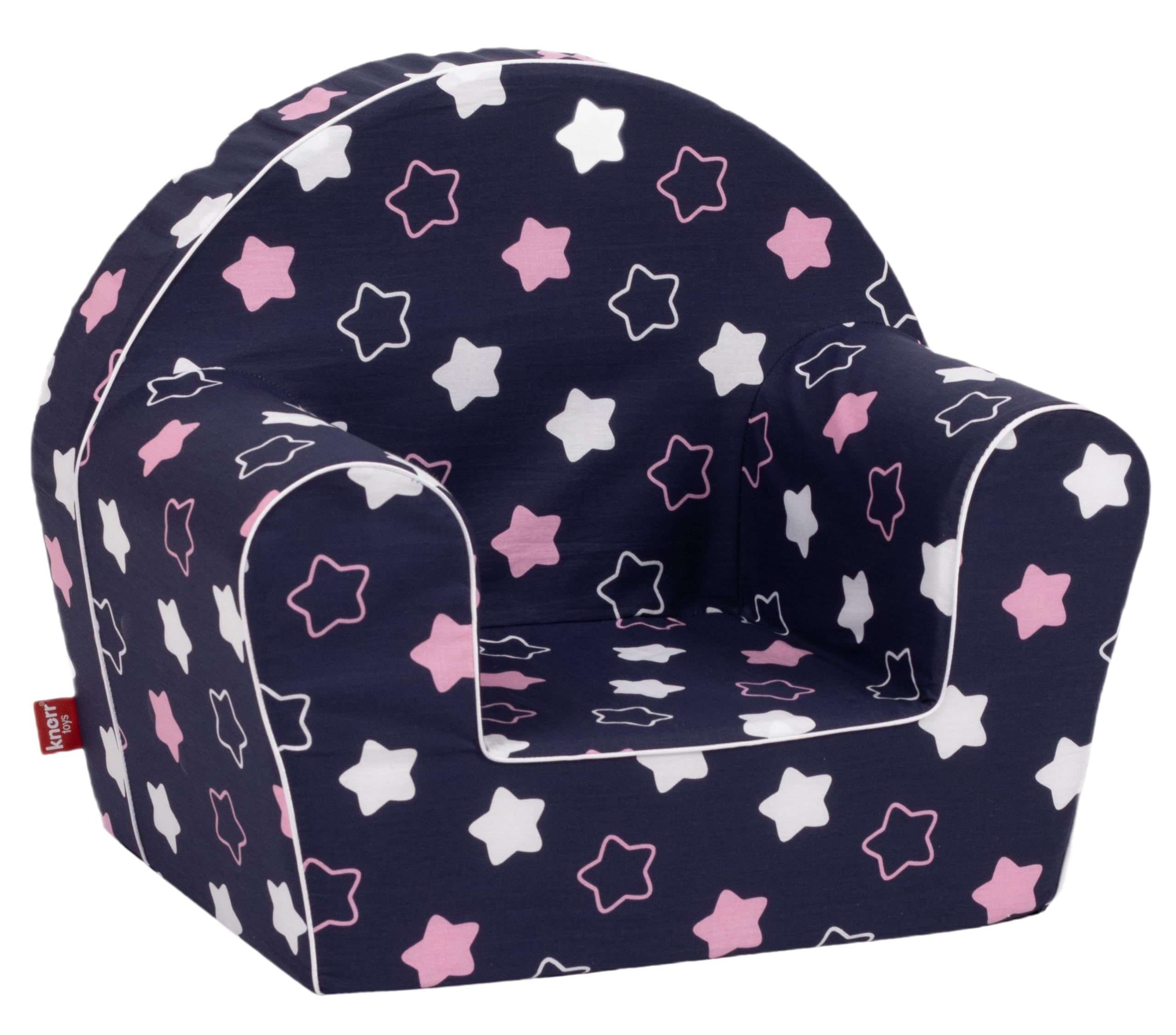 Knorrtoys 74032 - Kindersessel - Star Blue pink