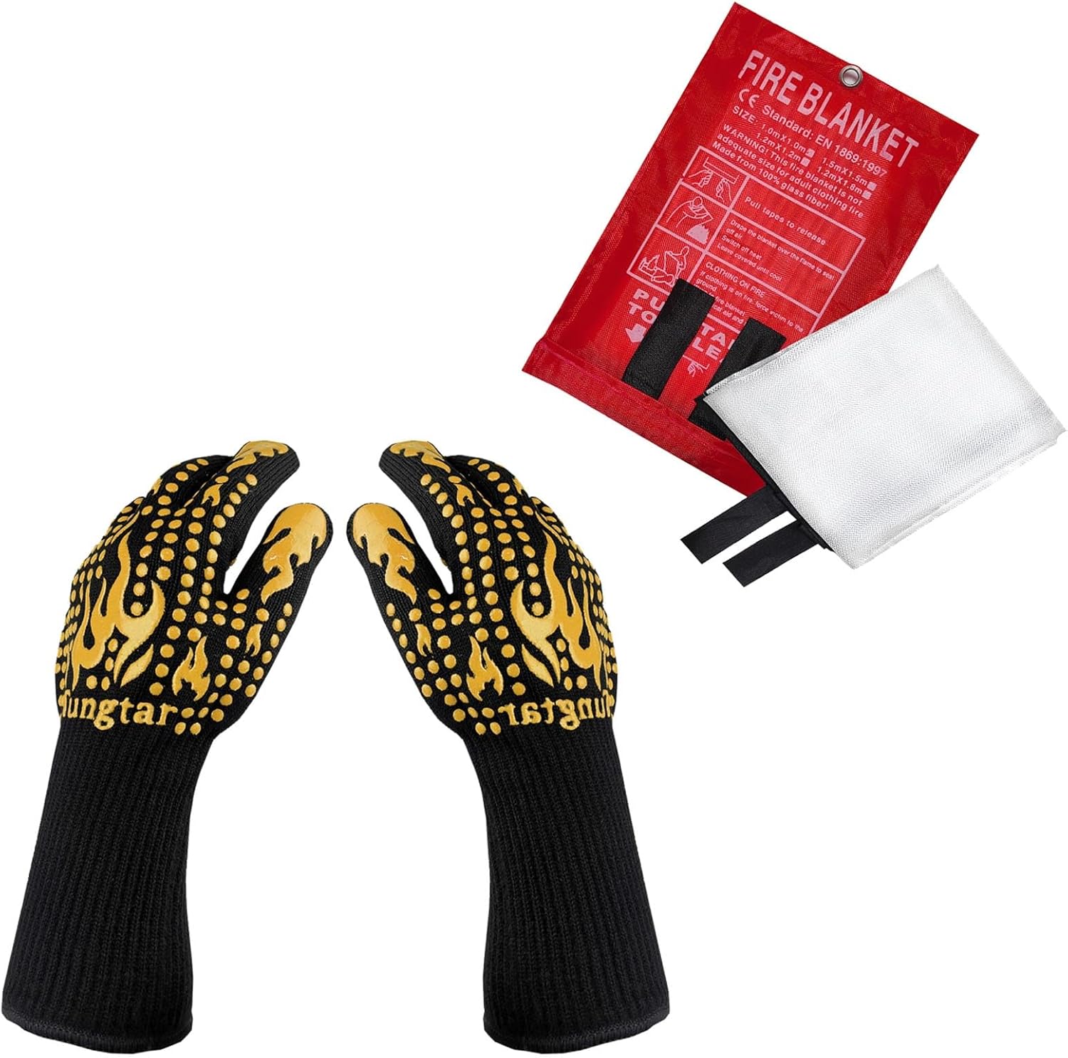 Heat Resistant BBQ Gloves Protect Your Hands with High