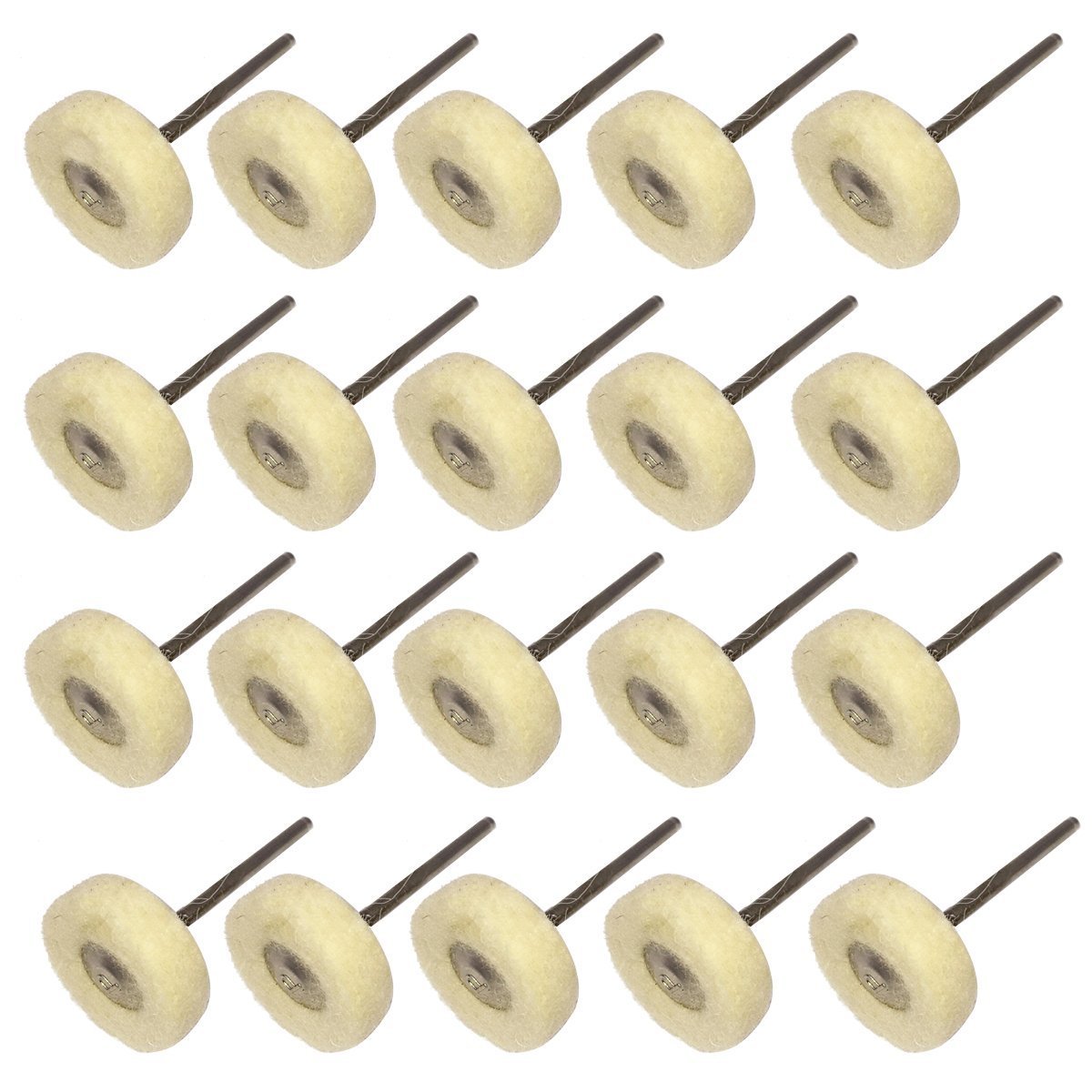 Ruote Lucidatura Feltro 20 Pezzi - Per Dremel E Utensili Rotanti - Foto 10