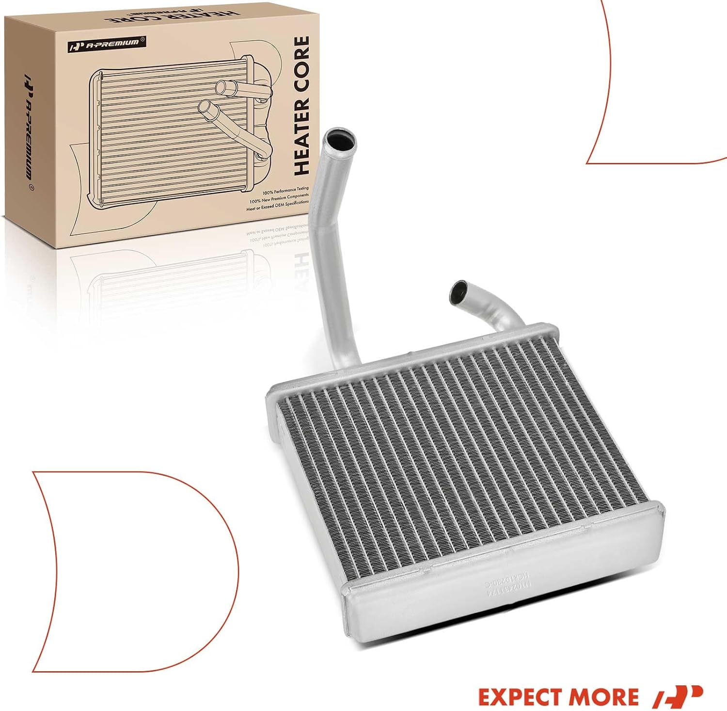 A-Premium HVAC Heater Core Compatible with Mazda B2000 1986-1987, B2200/B2600 1987-1993