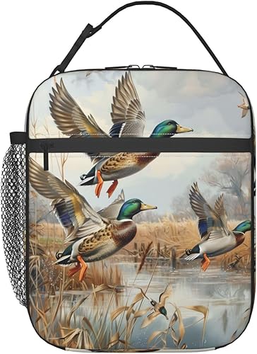 Miniatura 7 de Lonchera para mujeres y hombres, lonchera aislada en grano de café, reutilizable, portátil, bolsa de almuerzo enfriadora, contenedor de almuerzo