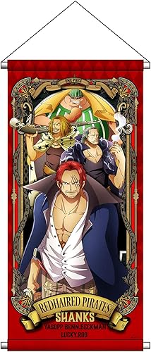 Amazon ワンピース アルティメットクルー 赤髪海賊団 ドでかタペストリー アニメ 萌えグッズ 通販