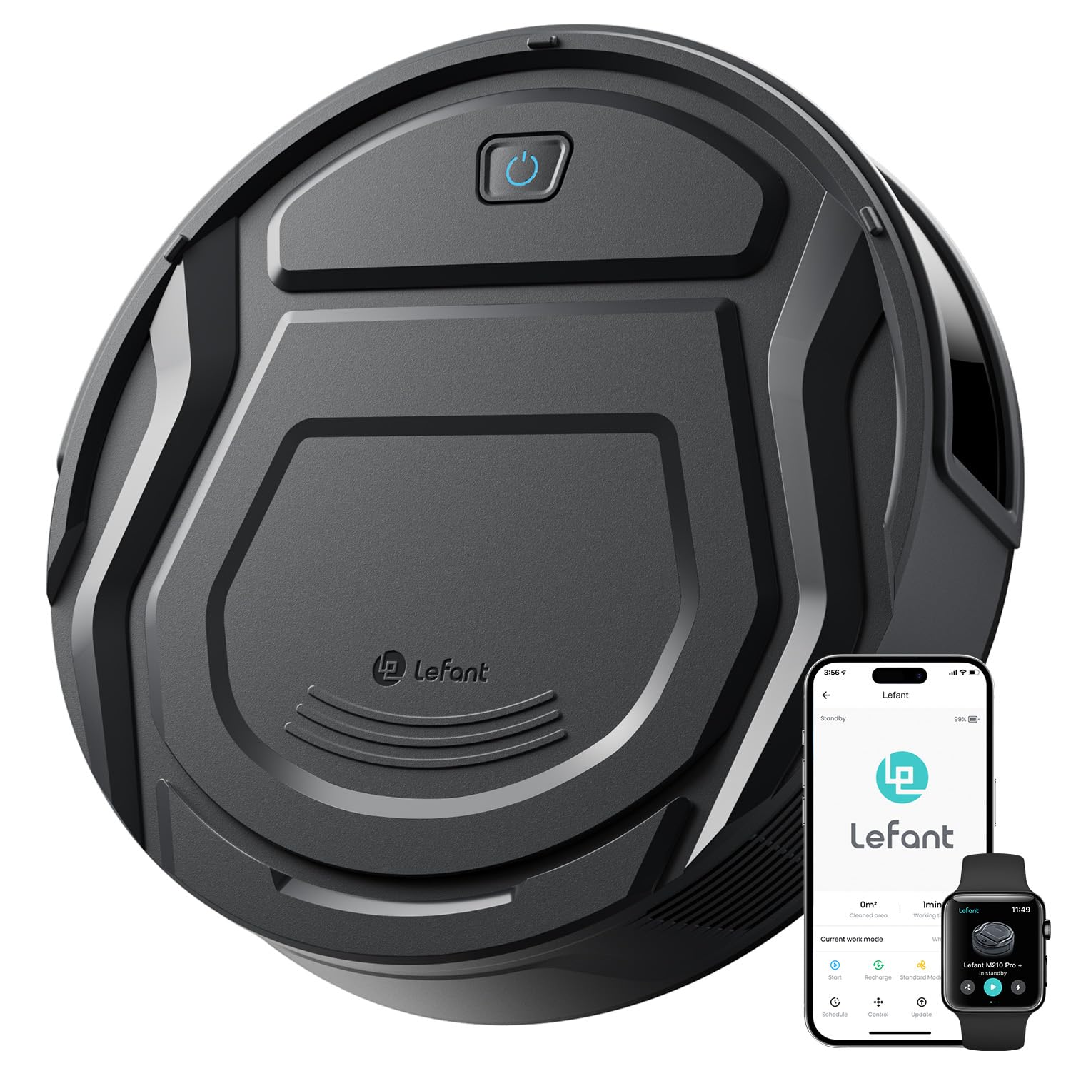 Lefant M210B お掃除ロボット 便利 大人気 プレゼント 大掃除 Amazon | Lefant M210 Pro+ ロボット掃除機|3000pa吸引 200分長