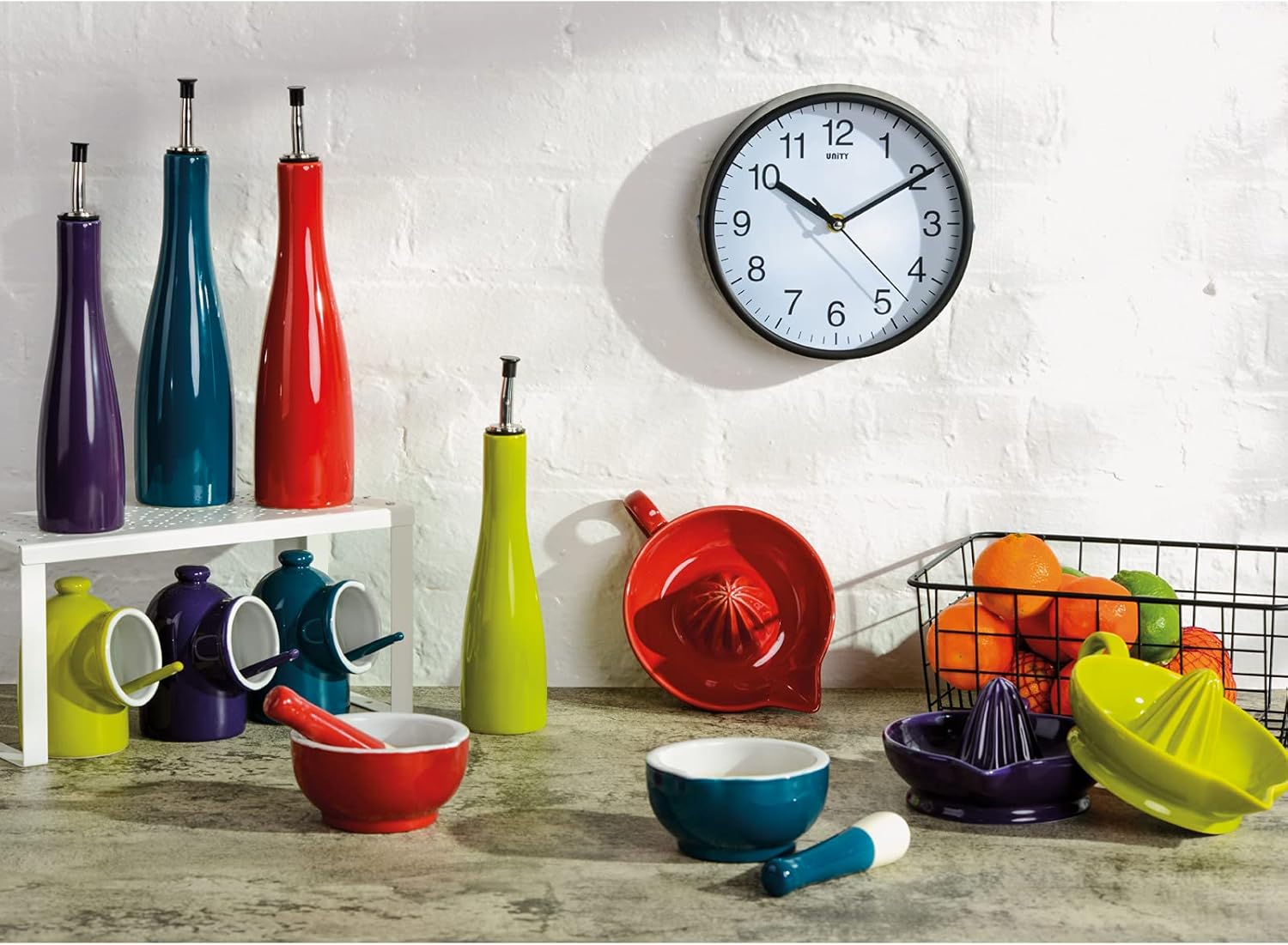 BIA SCOOP! Salt Pig & Spoon Teal, Blue, 9 x 8 x 12.5 cm