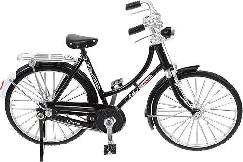 Miniatura 1 de VOSAREA Adornos de bicicleta, arte de pared decorativo de metal real, arte de pared para dormitorio, soporte de telón de fondo de metal, arte de