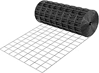 Vista 15 de VEVOR Tela Metálica, 36'' x 50' malla de alambre galvanizado de 1/2 pulgada en rollo, Rollo de malla para gallinero calibre 19, Malla de alambre