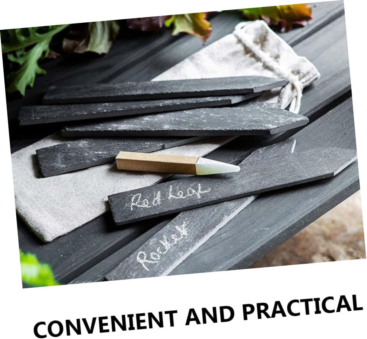 12Pcs Plant Labels Durable Garden Accessory for Use for Classifying Plants and Flowers Easy to Write and Insert