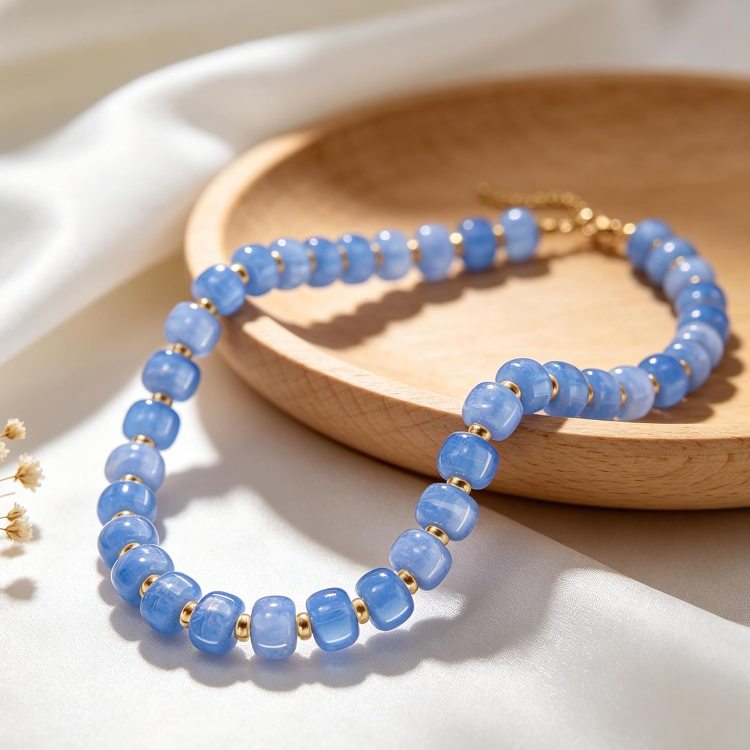 AOZEL Colorful Chunky Acrylic Beaded Necklace for Women, Handmade Statement Boho Resin Bead Choker Necklaces,Summer Jewelry Gifts Accessories for Women Trendy