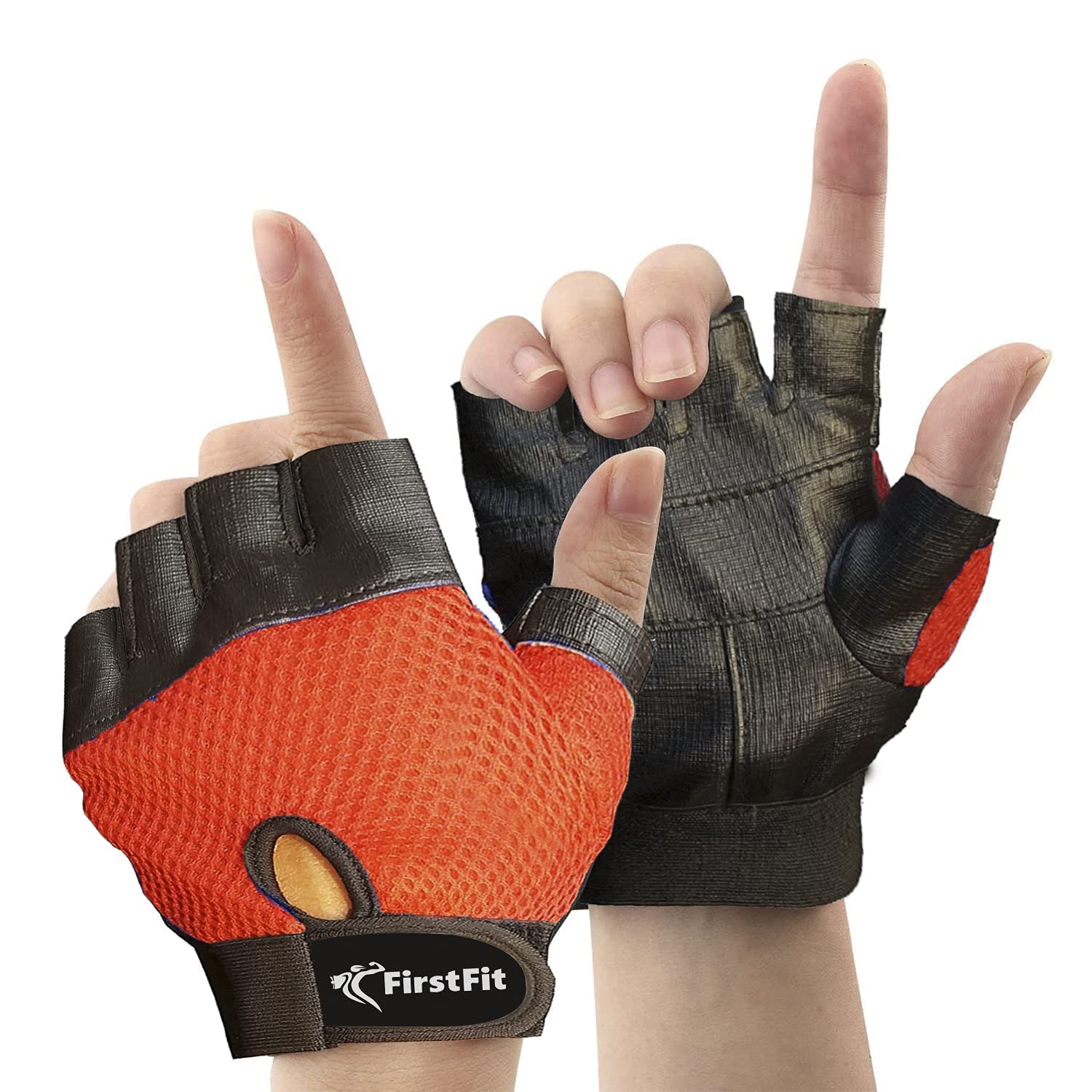 FirstFit Adjustable Weight Lifting Exercise Gym Gloves, Breathable Workout Gloves for Cross Training, Core Fitness, Biking, Pull ups (B09PZ5LYLG) Amazon Price History, Amazon Price Tracker