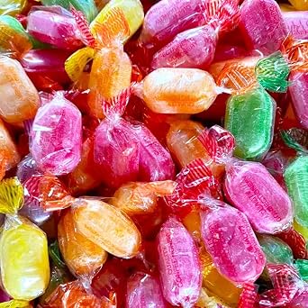 Sherbet Fruits Boiled Sweets 500g Bag, Sherbet Centre, Individually Wrapped