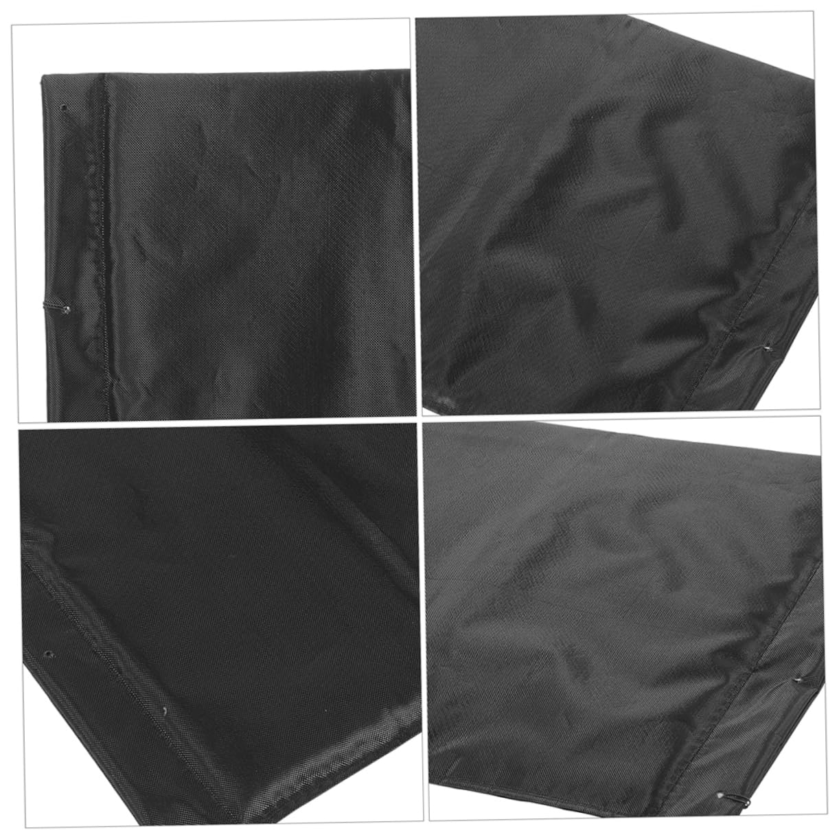 ABOOFAN 2 Cojines para Silla de Ruedas en Tela Oxford Negra, Transpirables y Resistentes, Accesorios Prácticos y Elegantes para Reemplazo de Asiento