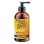 high time Dare 2B Bald Head & Scalp Cleanser | Bald Head Moisturizer for Men | Bald Head Care Regimen | with Tea Tree Oil, Mint & Green Tea Extract - 8 FL OZ