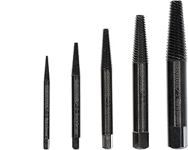 GEDORE Schraubenausdreher-Satz, Chrom-Vanadium-Stahl, 54 HRC, In transparenter Kunststoffbox, 5-teilig, M3-M18