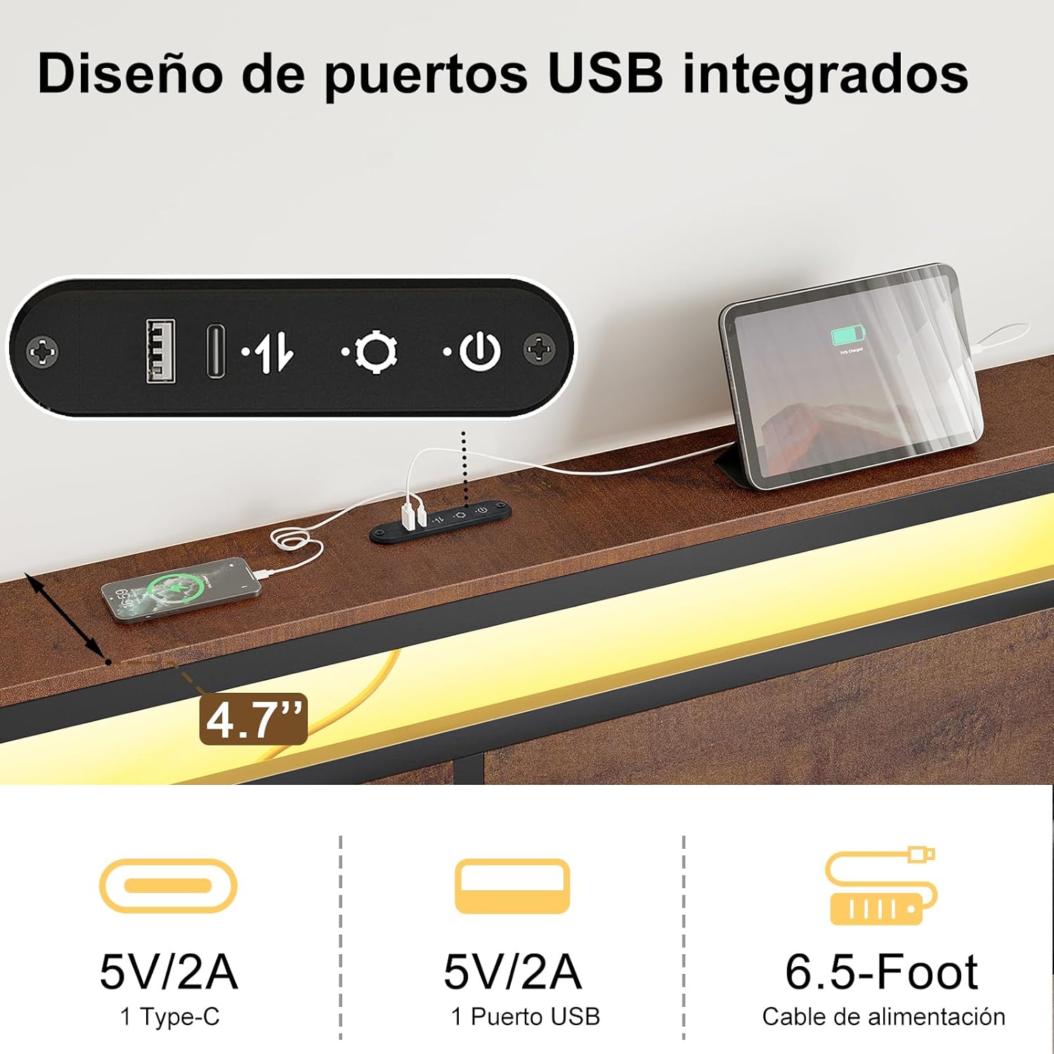 Top-down view of FABATO bed base components