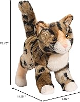 Vista 2 de Peluche de gato Douglas Tashette bengalí