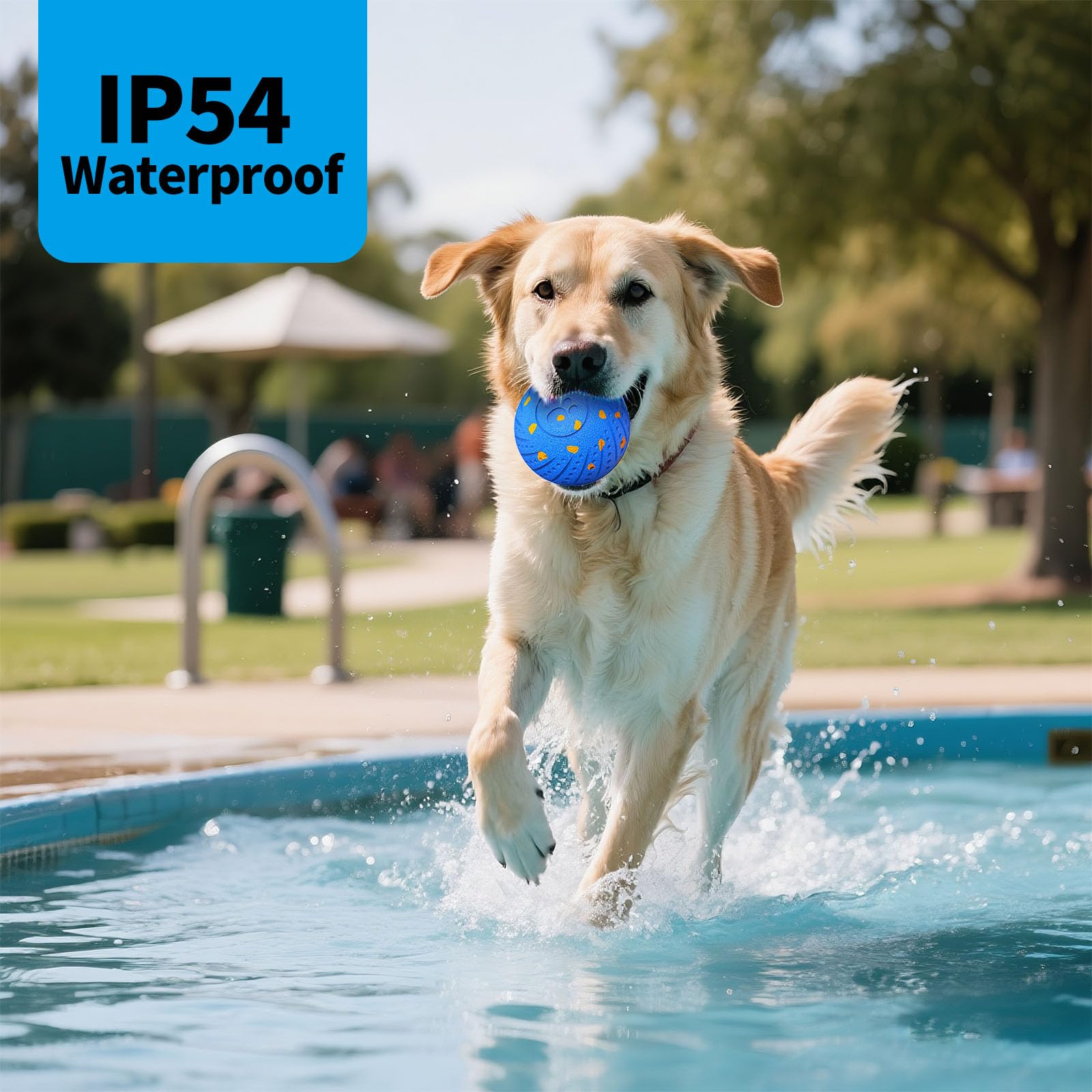 Palla giocattolo interattiva 2 in 1 per masticatori aggressivi, palla per cani in E-TPU, movimento automatico e rimbalzante, giocattolo intelligente per animali domestici con sensore di