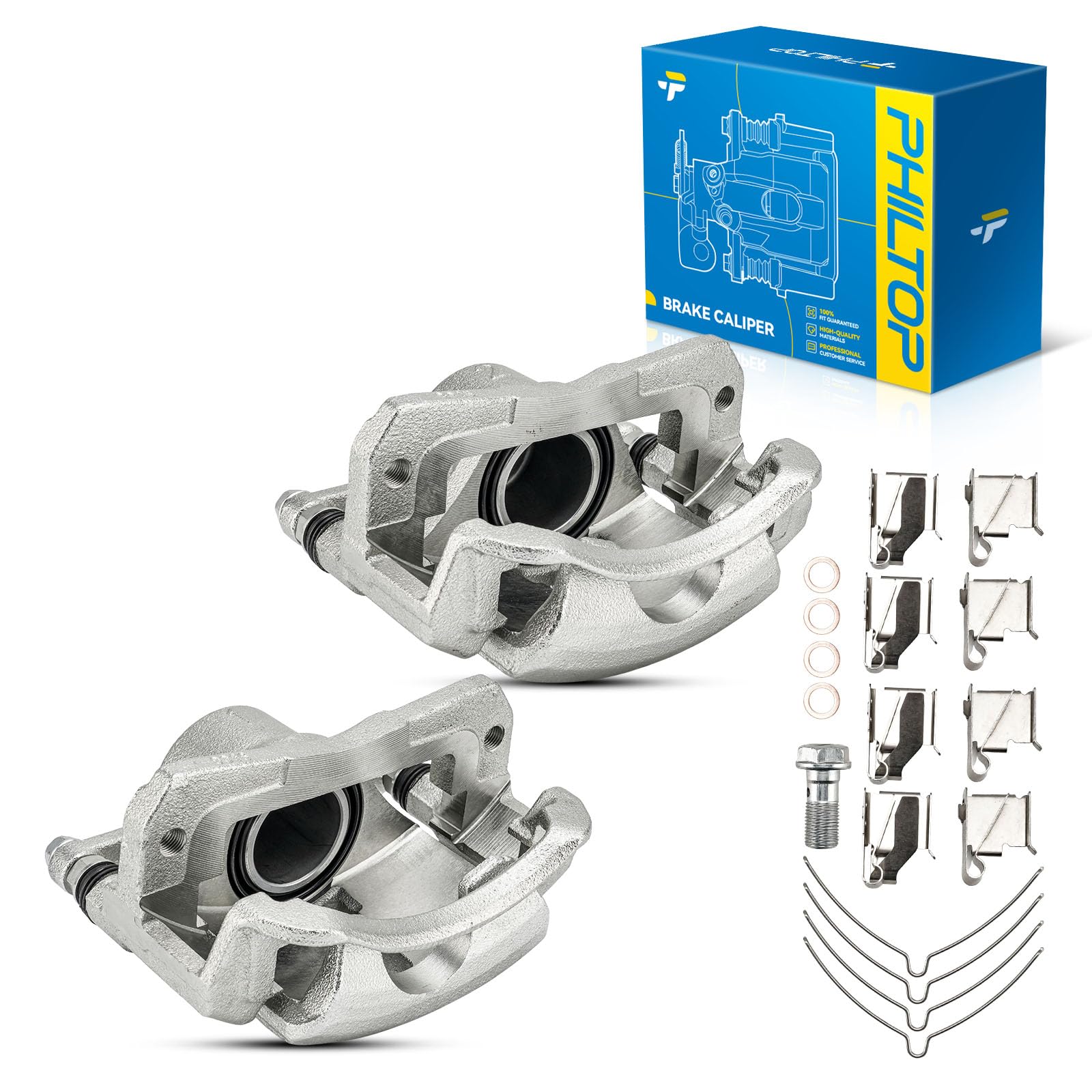PHILTOP Front Brake Caliper Fit for Camry