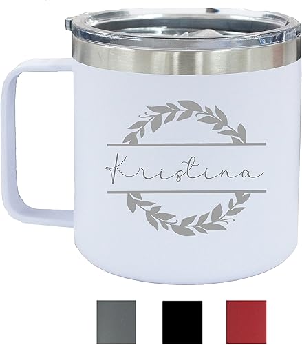 Miniatura 3 de Taza de café aislada personalizada con tapavaso aislado personalizado, taza de café aislada de viaje, tazas de café personalizadas, taza de café