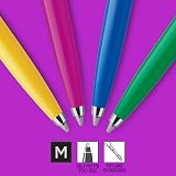 Parker Jotter Originals Ballpoint Pen Collection, Assorted Retro Finishes, Medium Point, Black Ink, 4 Count - Colorful Stationary, Desk Essentials, Signature Design – view 2