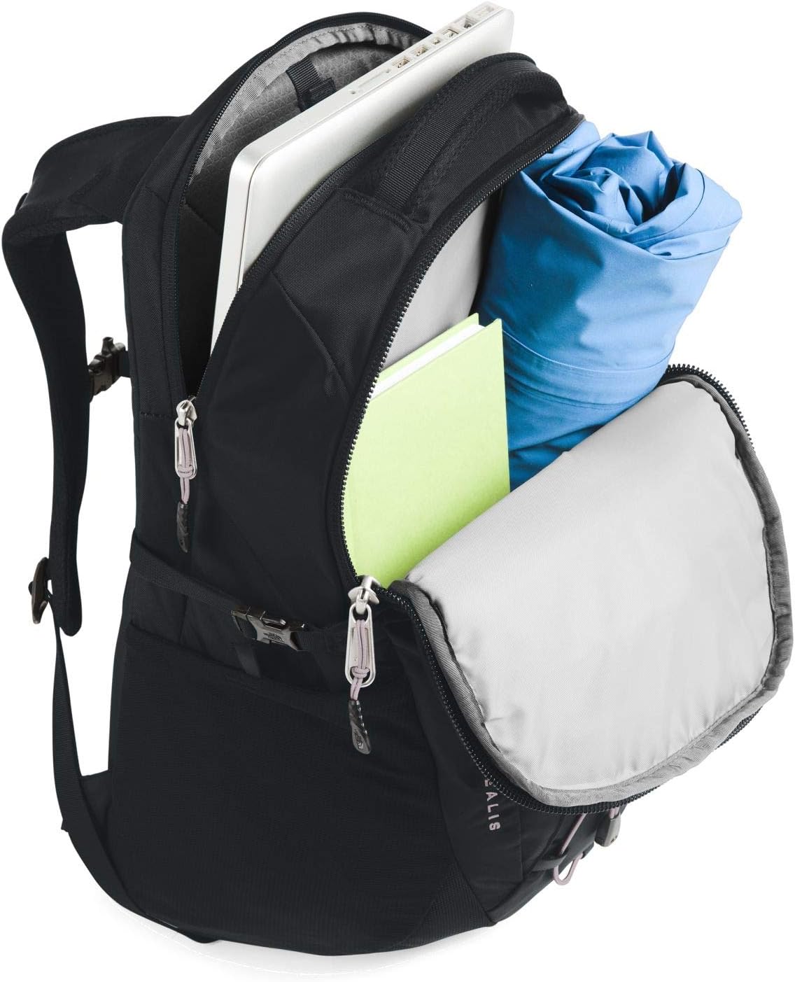 The North Face Women’s Borealis, Meld Grey Dark Heather/Pink Clay, OS: Clothing, Shoes & Jewelry