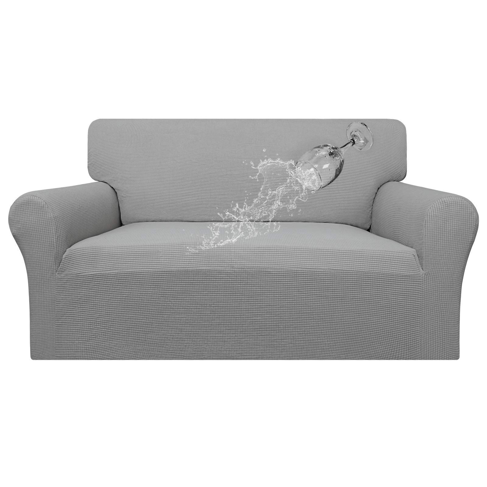 Easy-Going Waterproof Loveseat Couch Cover Stretch Jacquard Sofa Cover