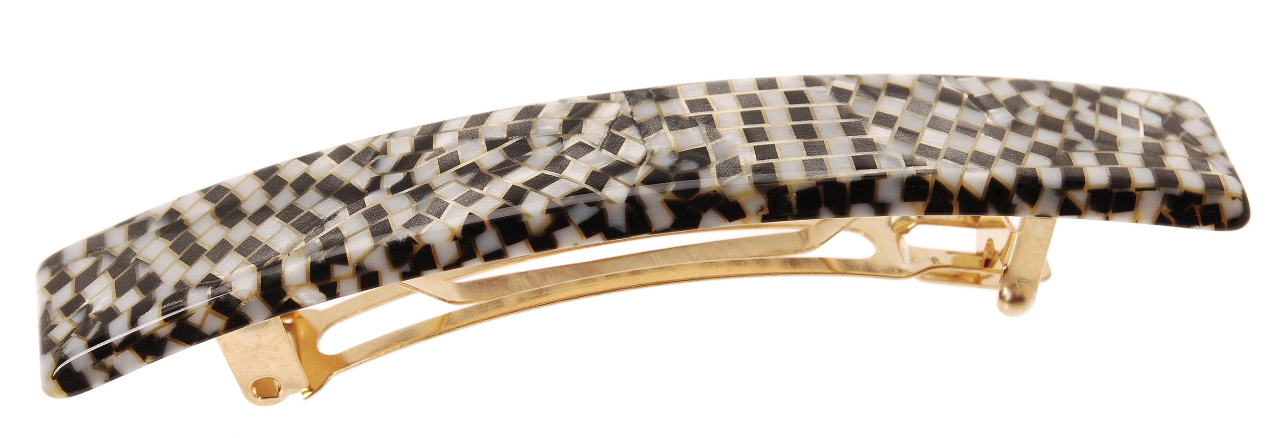 FRANCE LUXE CLASSIC RECTANGLE BARRETTE - CLASSICS France Luxe Rectangle Volume Barrette | Neiman Marcus main image 3