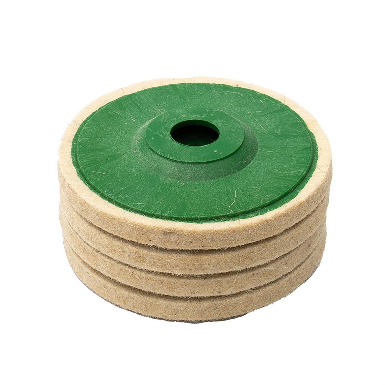 Tarcze Listkowe, Tarcze Polerskie Wełniana Tarcza Polerska Podkładki Polerskie Koło Szlifierki Kątowej Filcowa Tarcza Polerska/4Pcs 5Inch