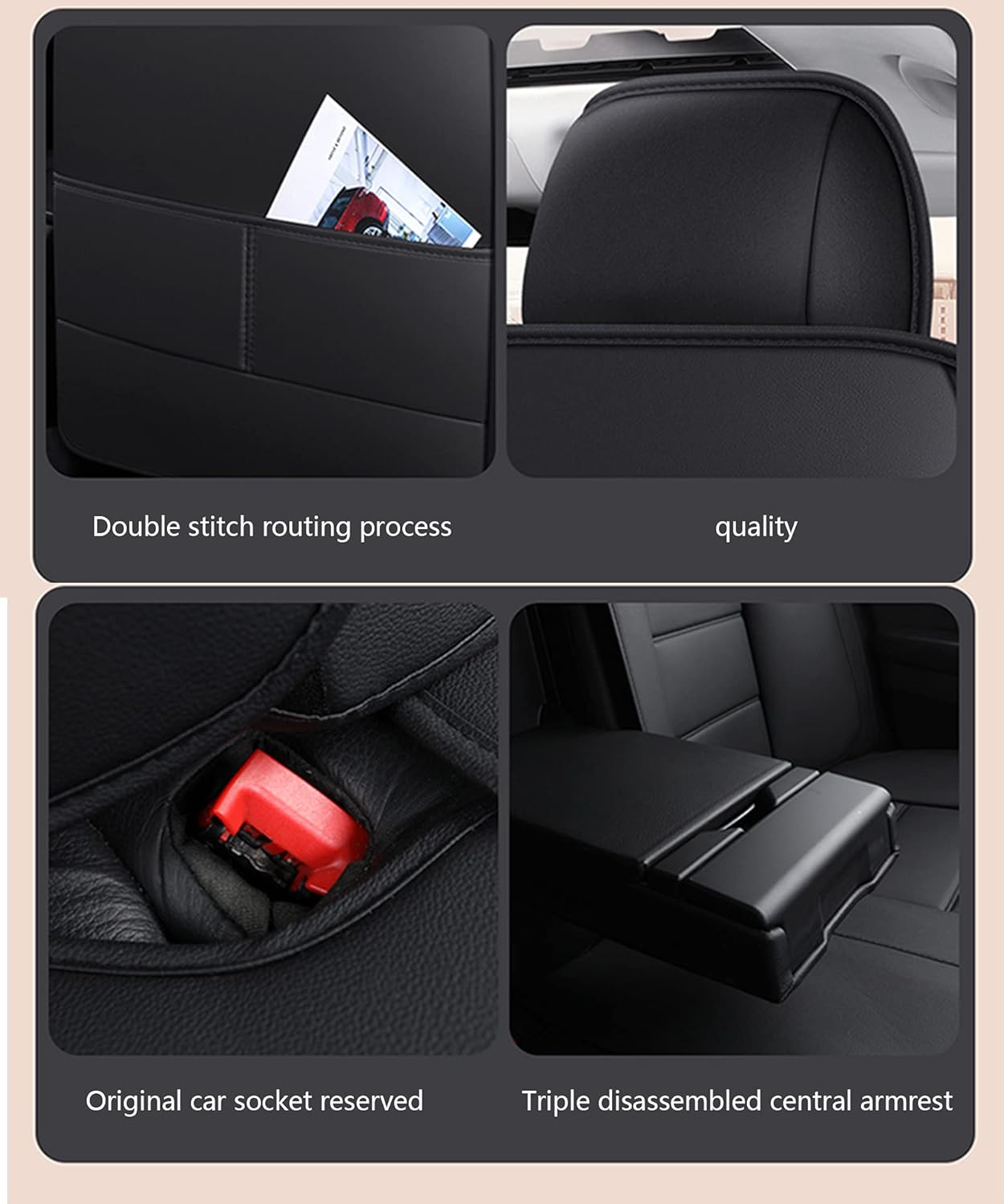 Leather Car Seat Cover for Lada 2114 Granta Xray Vesta Sw Cross Kalina Kalina Accessories Covers for Vehicle Seats D