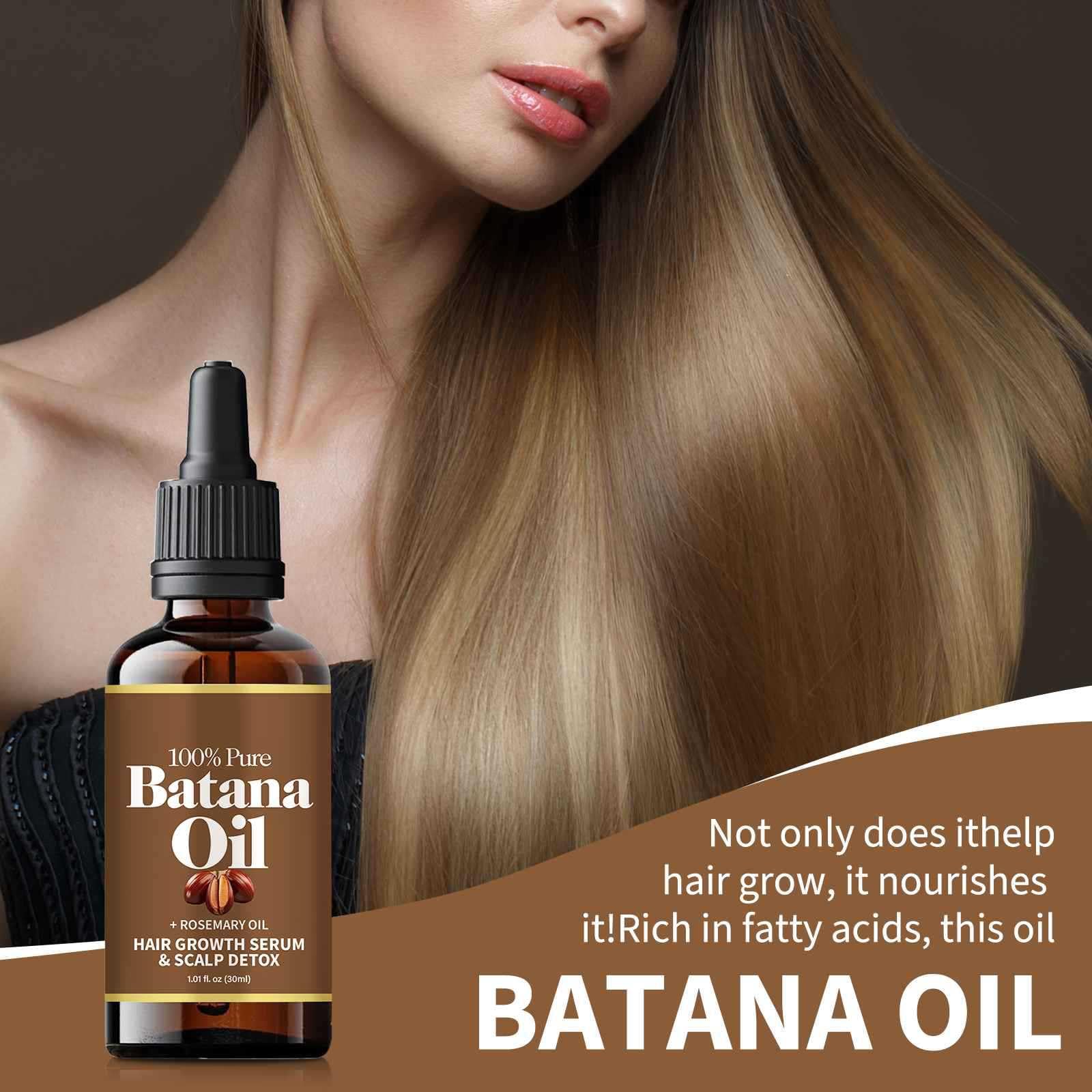 Batana Oil with Rosemary for Hair Growth 100% Organic Batana Oil from Honduras with Rosemary, Reduce Hair Loss - Image 4