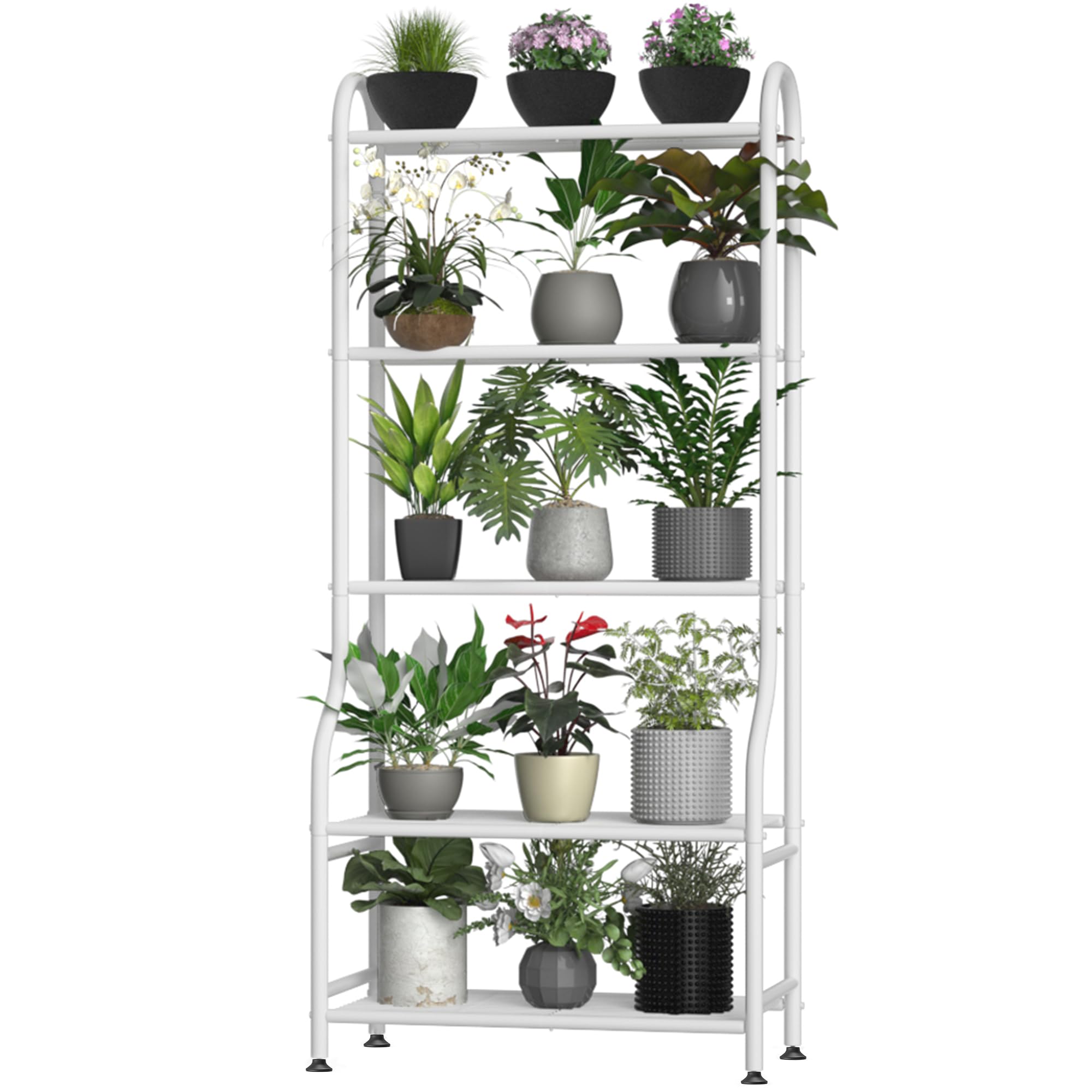 Yutrchey 5-Tier Metal Plant Stand
