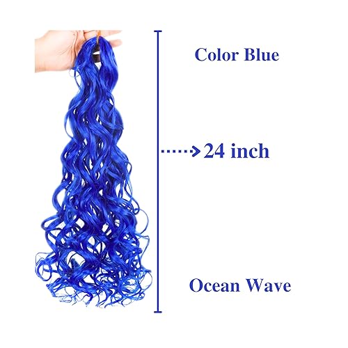 Miniatura 10 de Ginger Golden Ombre - Extensiones de cabello humano preestirado Kanekalon trenzado de caja de cabello humano, 26 pulgadas