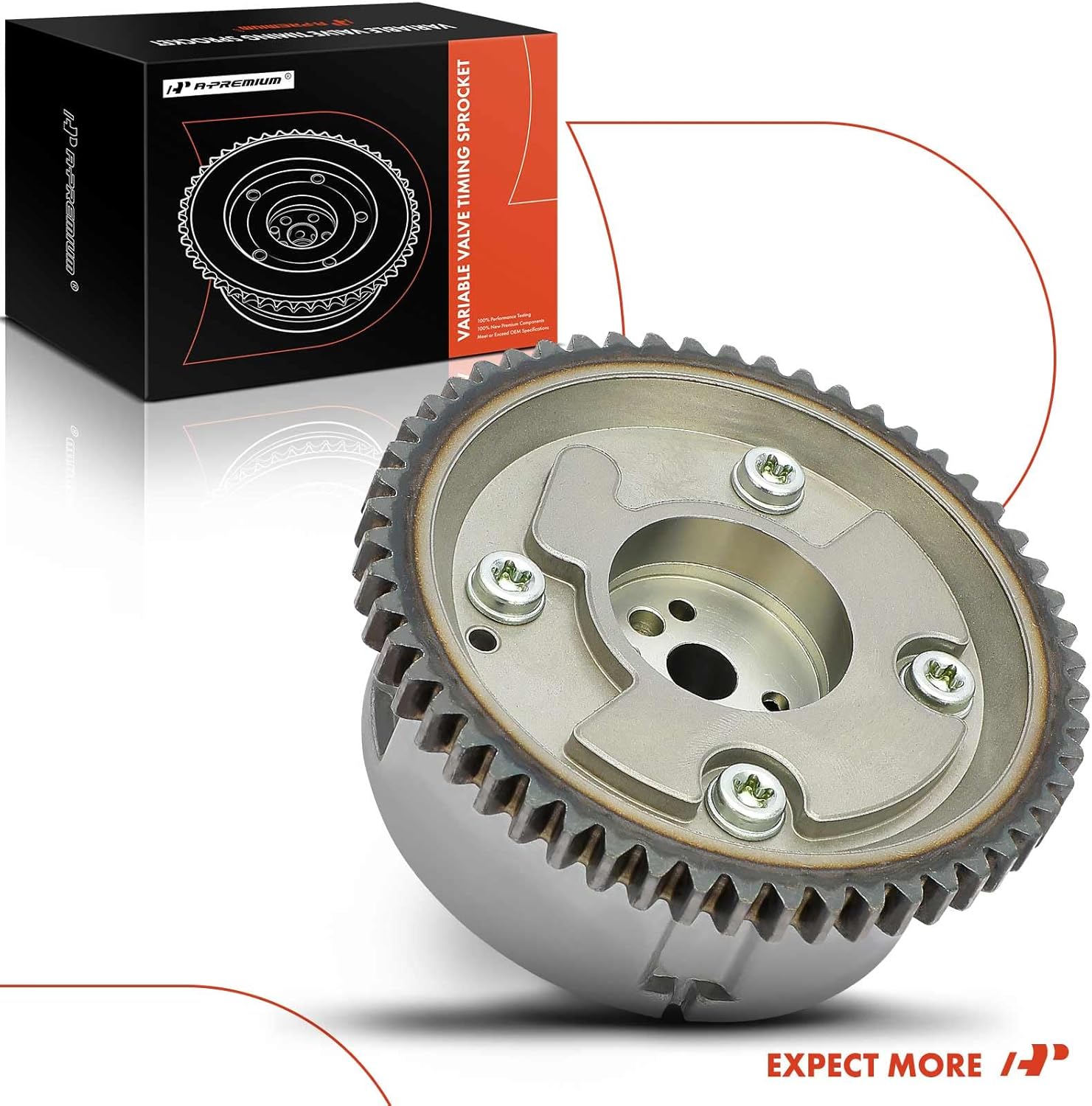 A-Premium Exhaust Variable Valve Timing (VVT) Sprocket Gear Camshaft Adjuster Compatible with Jeep Compass, Patriot, 2007-2017 & Dodge Journey 2009-2019, Avenger, Caliber & Chrysler 200, Sebring