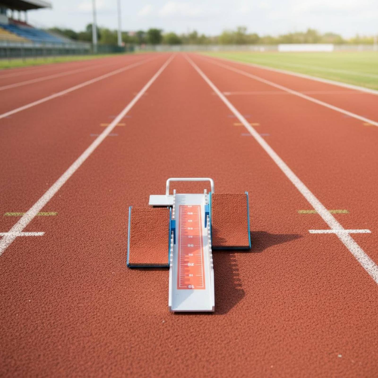 kowaku Blocco di Partenza Sportiva Multifunzione Blocco di Partenza in Alluminio Antiscivolo Attrezzatura Sportiva per Atleti