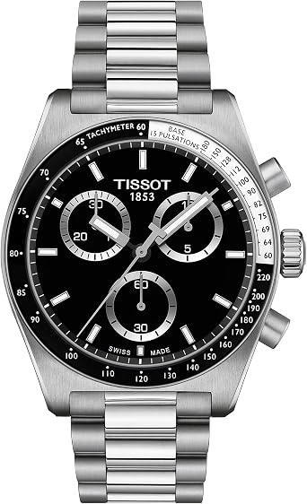 Tissot PR516 Chronograph Quartz T1494171105100 Men's Wristwatch, Black Dial