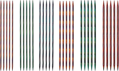 Miniatura 8 de Knit Picks Juego de agujas de tejer de madera de doble punta (mosaico de 6 pulgadas)